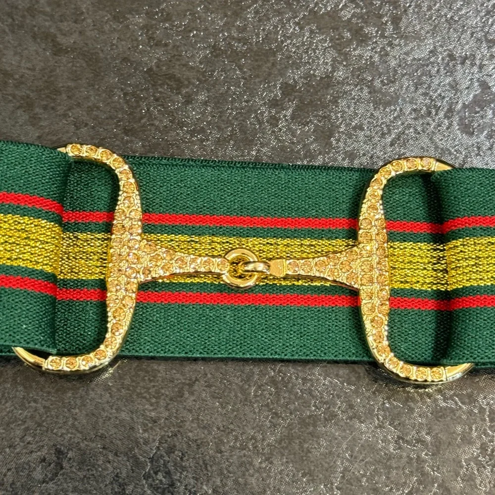 March release Childrens Equestrian horse Snaffle Bit Belt Elastic 1Size Fits All